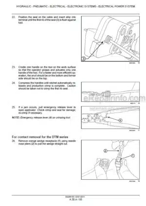 Photo 6 - Case 1210 1220 1230 Early Riser Service Manual Rigid Mounted Trailing Mounted Stacker Planter 84296155