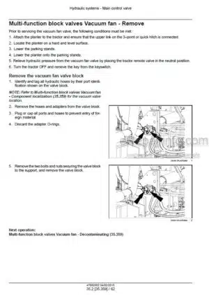 Photo 8 - Case 1215 Early Riser Service Manual Rigid Mounted Planter 47598057