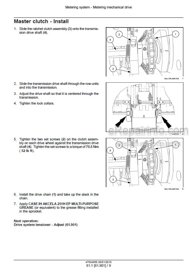 Photo 1 - Case 1235 Early Riser Service Manual Mounted Stacker Planter 47834650