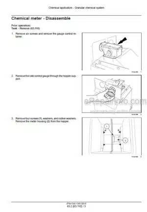 Photo 8 - Case 180 190 210 Magnum Full PST Service Manual Tractor 84386819