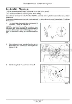 Photo 10 - Case 1250 Early Riser Service Manual Planter 84591533