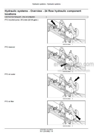 Photo 6 - Case 1255 Early Riser Service Manual Front Fold Trailing Planter 47521009