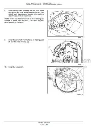 Photo 11 - Case 1260 Early Riser Service Manual Front Fold Trailing Planter 84591535