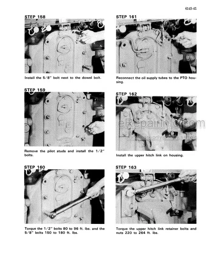 Photo 1 - Case 1270 1370 1570 Service Manual Tractor 9-76426