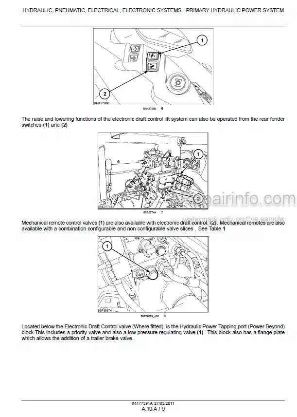 Photo 1 - Case 130 145 160 130CVX 145CVX 160CVX Puma Service Manual Tractor 84477591A