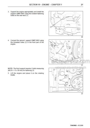Photo 13 - Case 135 150 165 180 Maxxum Service Manual Tractor 73403962