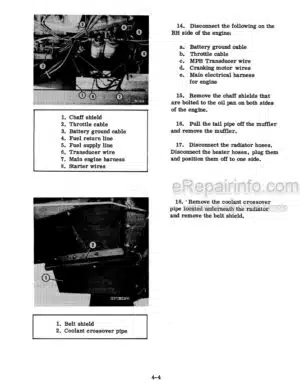 Photo 8 - Case 235 260 290 315 340 Magnum Service Manual Tractor 84533029