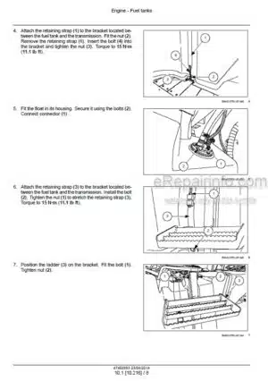 Photo 7 - Case 140 155 170 185 Puma Service Manual Tractor 47770517A