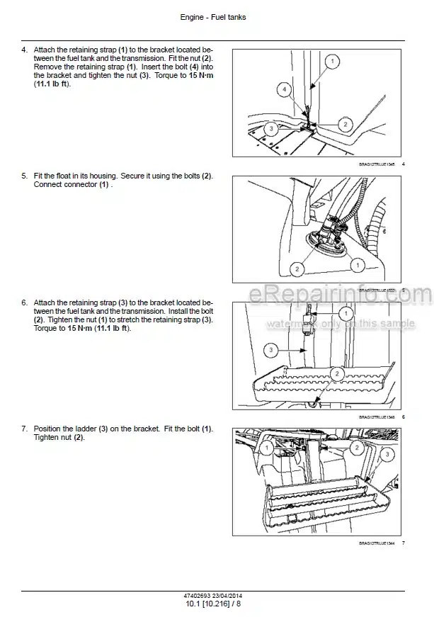 Photo 1 - Case 140 155 170 185 Puma Service Manual Tractor 47402693