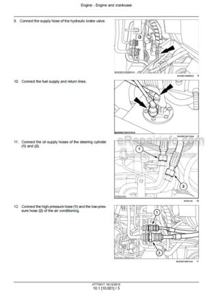 Photo 14 - Case 140 155 170 185 Puma Service Manual Tractor 47770517
