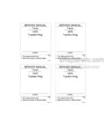 Photo 4 - Case 1470 Traction King Service Manual Tractor 9-85831R0