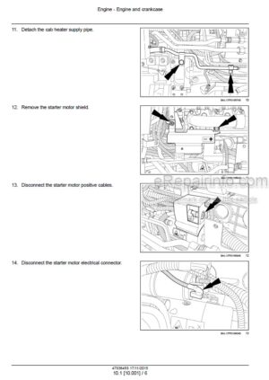 Photo 11 - Case 150 160 150CVT 165CVT Puma Tier 4B Final Service Manual Tractor 47936459