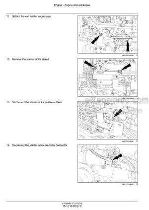Photo 4 - Case 150 160 150CVT 165CVT Puma Tier 4B Final Service Manual Tractor 47936459