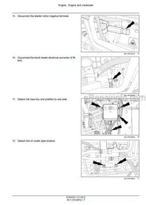 Photo 8 - Case 140 155 170 185 Puma Service Manual Tractor 47770517A