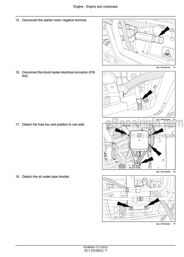 Photo 1 - Case 150 165 150CVX 165CVX 175CVX Puma Stage IV Service Manual Tractor 47936458