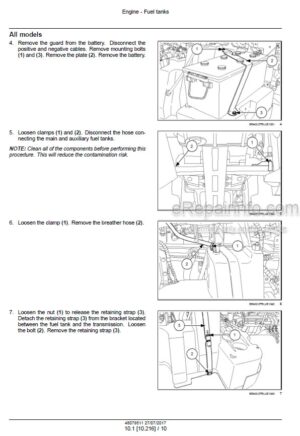 Photo 7 - Case 200 Coffee Express Service Manual Coffee Express Harvester 48025811