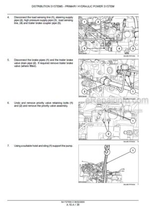 Photo 6 - Case 165CVX 180CVX 195CVX 210CVX 225CVX Puma Service Manual Tractor 84172758A