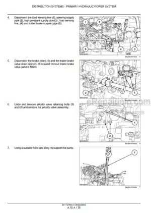 Photo 12 - Case 165CVX 180CVX 195CVX 210CVX 225CVX Puma Service Manual Tractor 84172758A