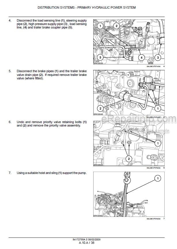 Photo 1 - Case 165CVX 180CVX 195CVX 210CVX 225CVX Puma Service Manual Tractor 84172758A