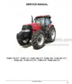 Photo 5 - Case 170CVT 170 185CVT 185 200CVT 200 215CVT 215 230CVT Puma Service Manual Tractor 84476208A