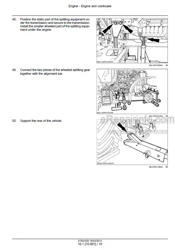 Photo 1 - Case 170CVX 185CVX 200CVX 215CVX 230CVX 170 185 200 215 Puma Service Manual Tractor 47524320