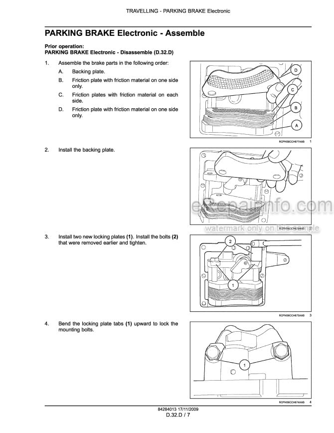 Photo 1 - Case 180 190 210 225 Magnum Service Manual Tractor 84284014