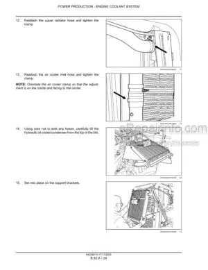 Photo 12 - Case 180 190 210 225 Magnum Service Manual Tractor 84348230