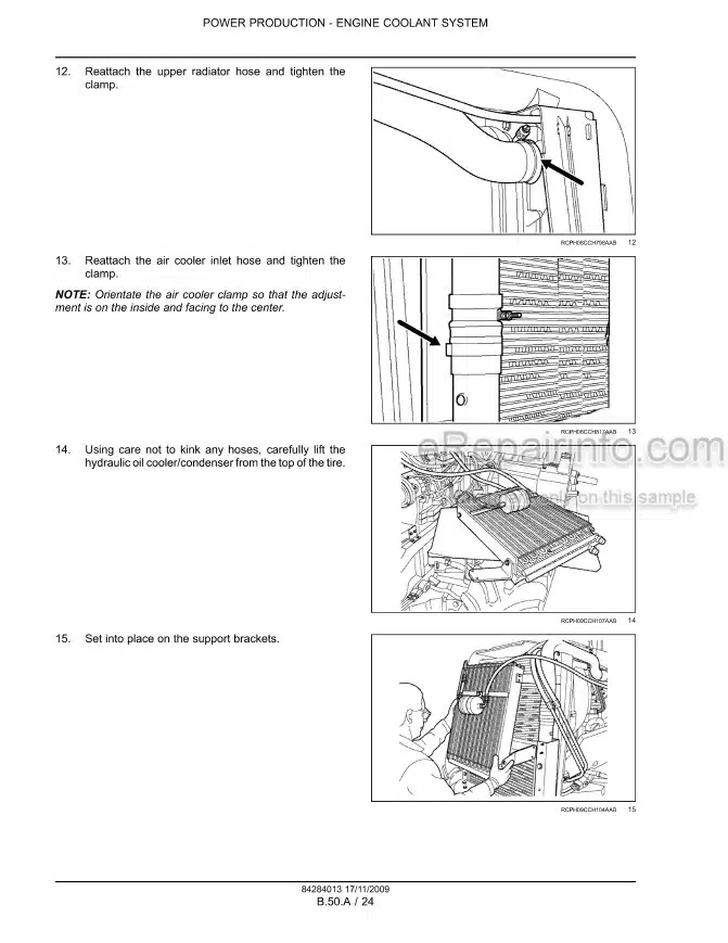 Photo 1 - Case 180 190 210 225 Magnum Service Manual Tractor 84348230