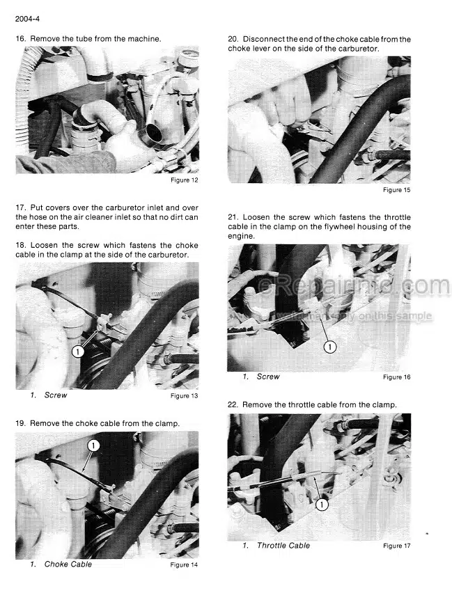 Photo 1 - Case 1816 1816B 1616C Service Manual Uni Loader 8-41040R0