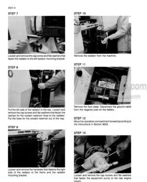 Photo 2 - Case 1840 Service Manual Skid Steer Loader 8-11093R0