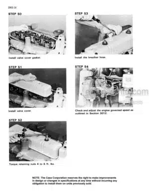 Photo 11 - Case 1845 Service Manual Uni Loader 9-73926R0