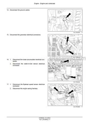 Photo 10 - Case 185 200 220 185CVT 200CVT 220CVT 240CVT Puma Tier 4B Final Service Manual Tractor 47936452