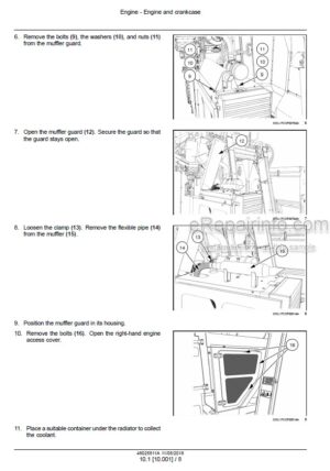 Photo 8 - Case 250 280 310 340 380 Magnum Rowtrac CVT Service Manual Tractor 47917976