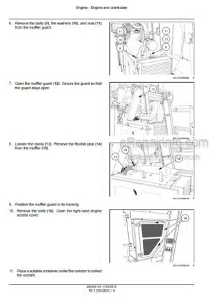 Photo 1 - Case 200 Coffee Express Service Manual Coffee Express Harvester 48025811A