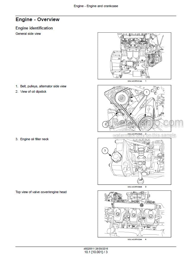 Photo 1 - Case 200 Coffee Express Service Manual Coffee Express Harvester 48025811