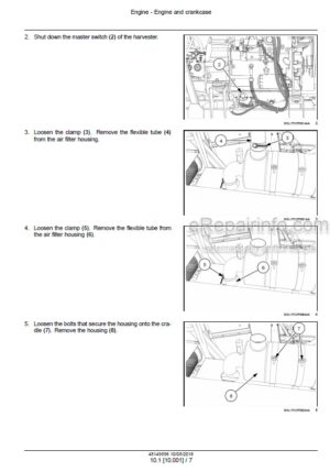 Photo 1 - Case 200 Multi Coffee Express Service Manual Coffee Express Harvester 48149556