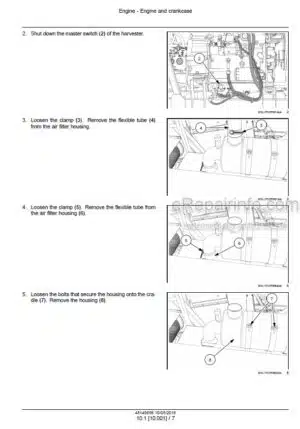 Photo 6 - Case 200 Service Manual Automatic Twine Tie Baler 9-61882