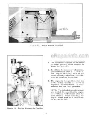 Photo 9 - Case 200 Service Manual Automatic Twine Tie Baler 9-61882