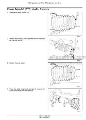 Photo 9 - Case 2060 Service Manual Header 47846161