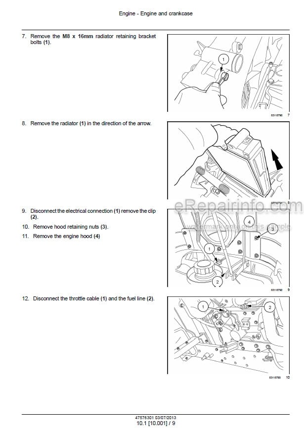 Photo 1 - Case 20B 25B Farmall Service Manual Compact Tractor 47576301