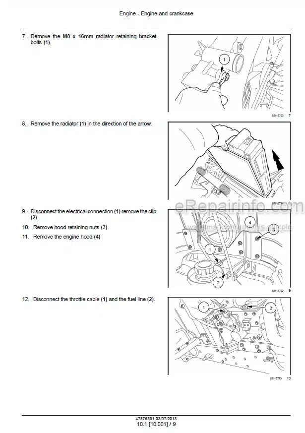 Photo 1 - Case 20B 25B Farmall Service Manual Compact Tractor 47576301