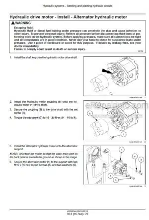 Photo 7 - Case 3240 3340 Patriot Tier 4B Final Service Manual Sprayer 48068911