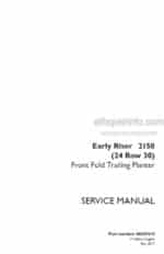 Photo 4 - Case 2150 Early Riser 24 Row 30 Service Manual Front Fold Trailing Planter 48029418