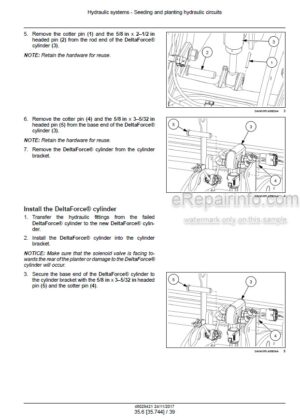 Photo 3 - Case 2160 Early Riser Service Manual Large Front Fold Planter 48029421