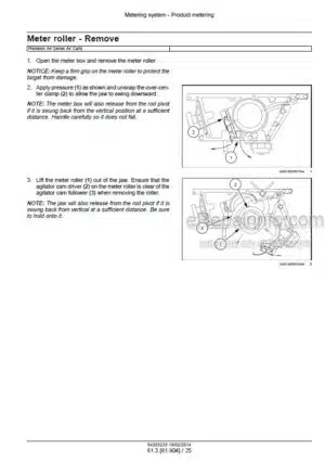 Photo 3 - Case 2230 2280 2330 3380 3430 Precision Air Service Manual Air Cart 84329233