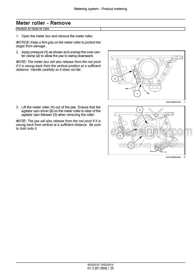 Photo 1 - Case 2230 2280 2330 3380 3430 Precision Air Service Manual Air Cart 84329233