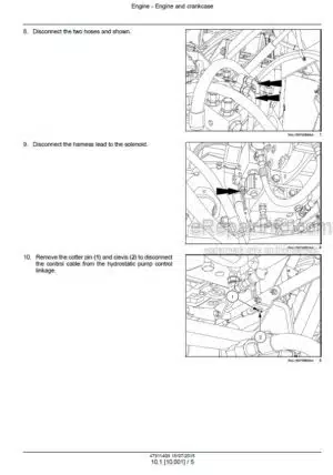 Photo 8 - Case 1825 Service Manual Uni Loader 8-66111R0
