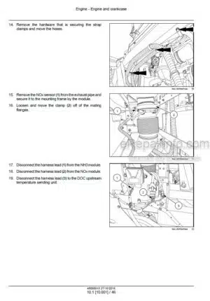 Photo 7 - Case 3030 3530 4030 4530 Titan Service Manual Floater 84559771