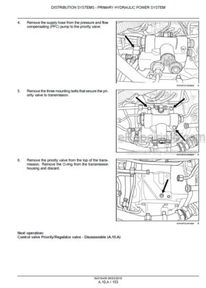 Photo 14 - Case 225 250 280 310 335 Magnum Service Manual Tractor 84318438