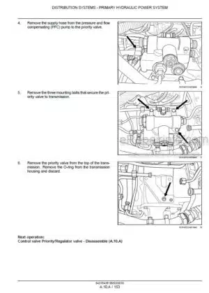 Photo 11 - Case 225 250 280 310 335 Magnum Service Manual Tractor 84318438